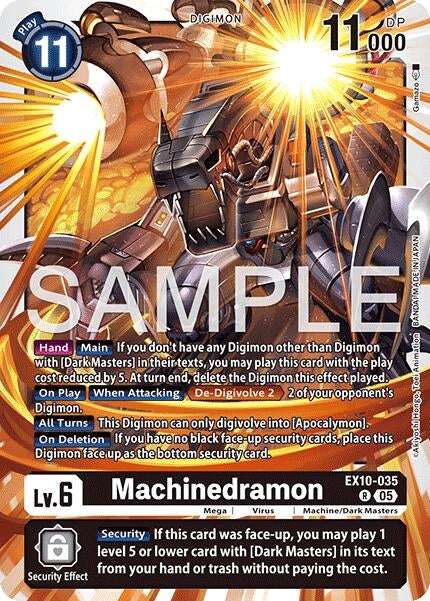 Image for Machinedramon - Digimon Card Game