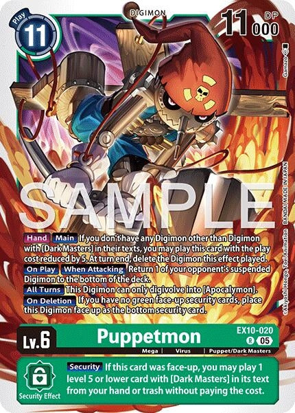 Image for Puppetmon - Digimon Card Game
