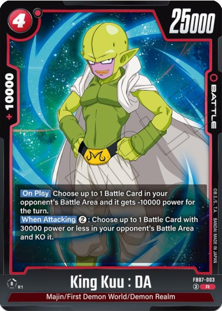 Image for King Kuu : DA - Dragon Ball Super: Fusion World