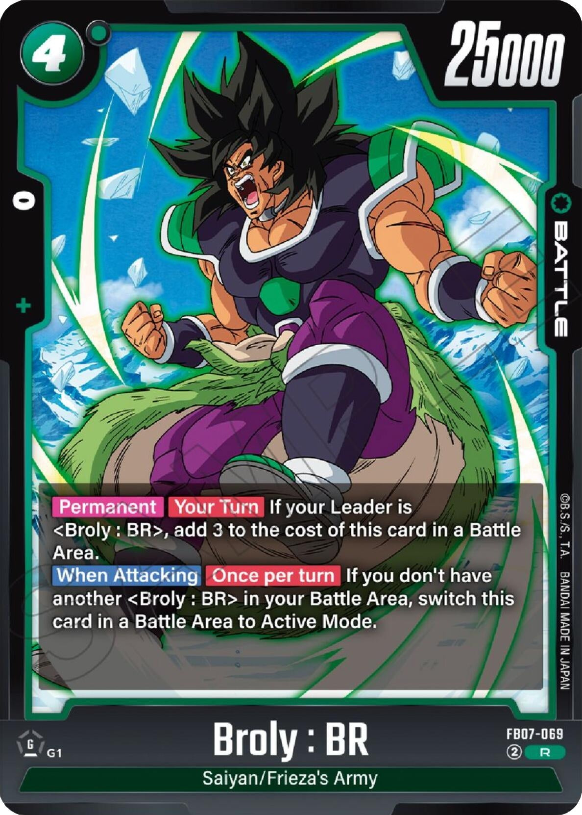 Image for Broly : BR - Dragon Ball Super: Fusion World