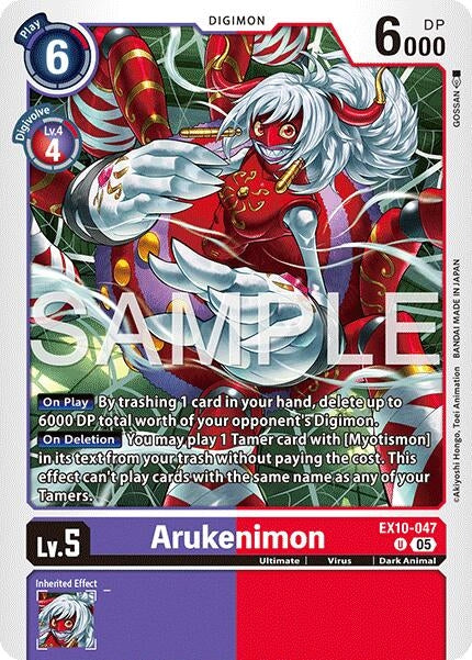 Image for Arukenimon - Digimon Card Game