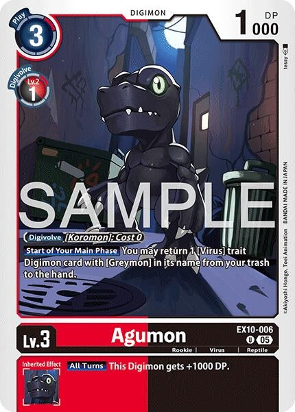 Image for Agumon - Digimon Card Game