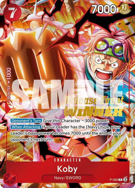 Image for Koby (OP12 Release Event Winner) - One Piece Card Game