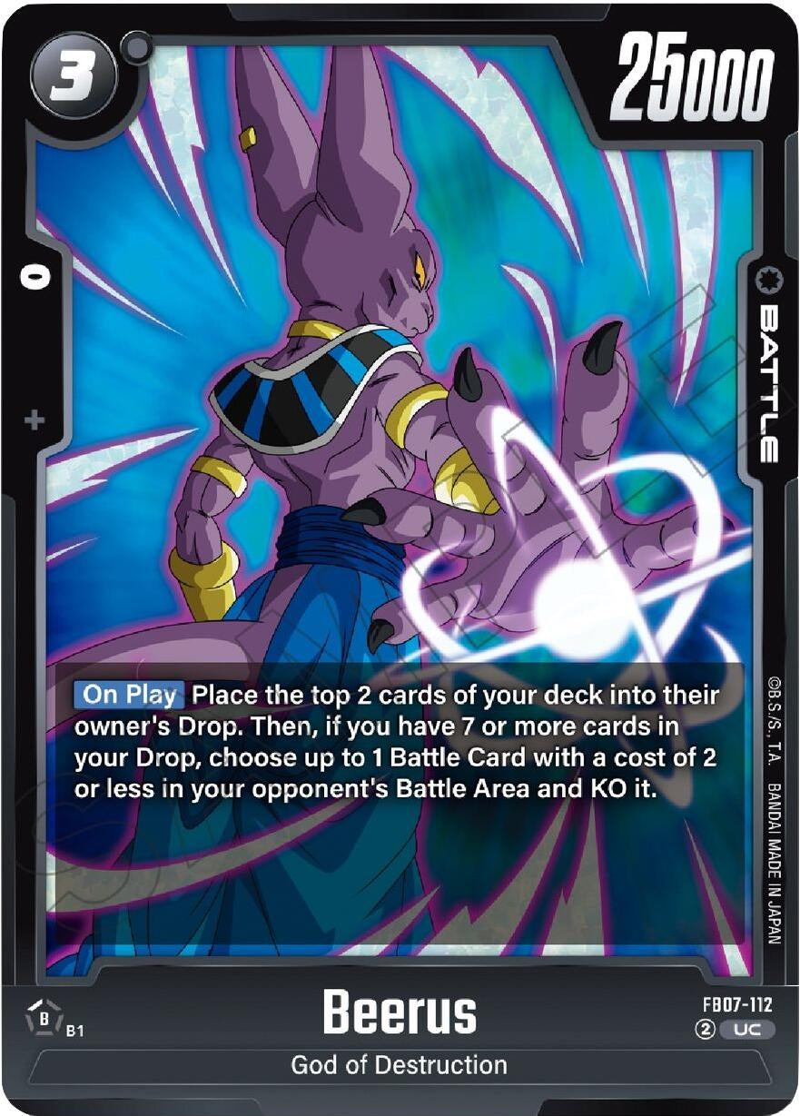 Image for Beerus - Dragon Ball Super: Fusion World