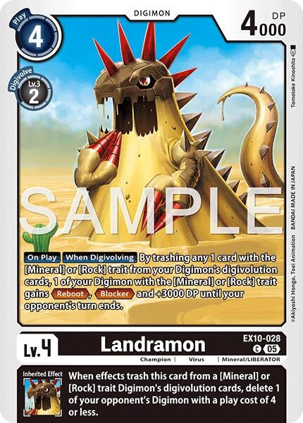 Image for Landramon - Digimon Card Game