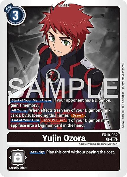 Image for Yujin Ozora - Digimon Card Game