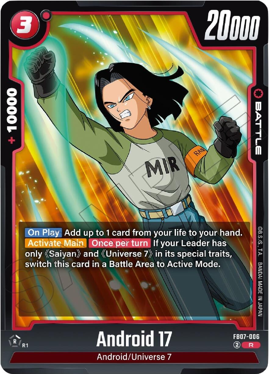Image for Android 17 - FB07-006 - Dragon Ball Super: Fusion World