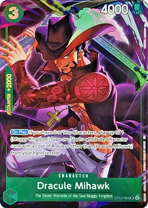Image for Dracule Mihawk (Illustration Box Vol.4) - One Piece Card Game
