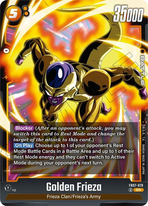 Image for Golden Frieza - Dragon Ball Super: Fusion World