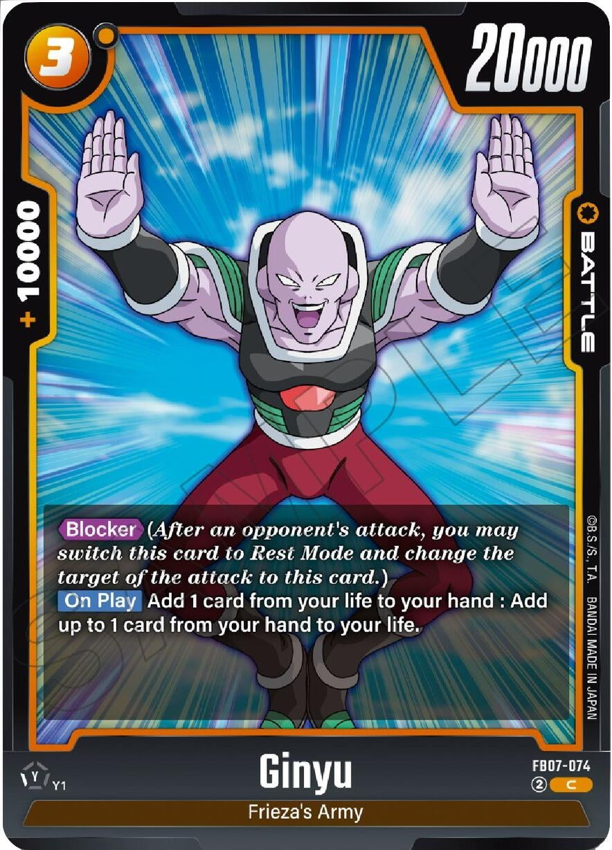 Image for Ginyu - Dragon Ball Super: Fusion World