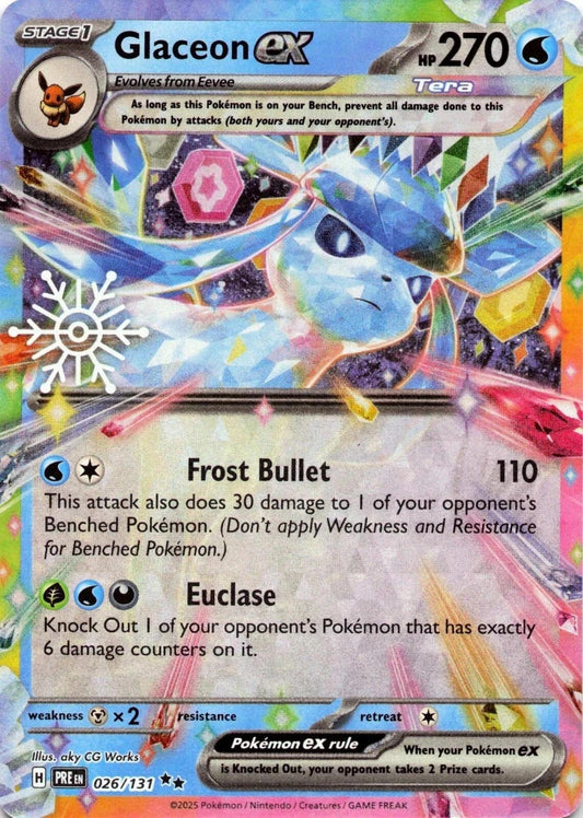Image for Glaceon ex - 026/131 (Holiday Calendar) - Pokemon
