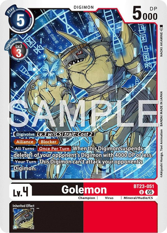 Image for Golemon - Digimon Card Game