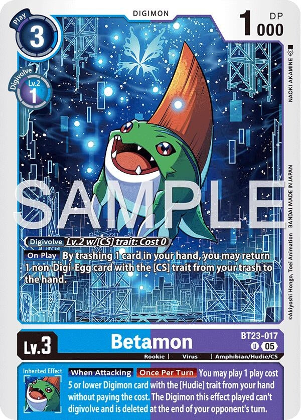 Image for Betamon - Digimon Card Game
