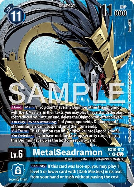 Image for MetalSeadramon (Alternate Art) - Digimon Card Game