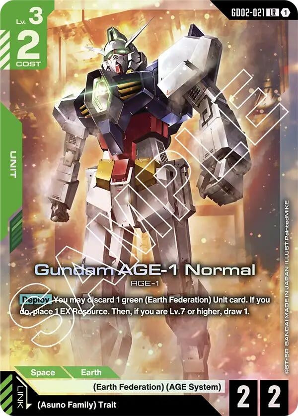 Image for Gundam AGE-1 Normal - Gundam Card Game
