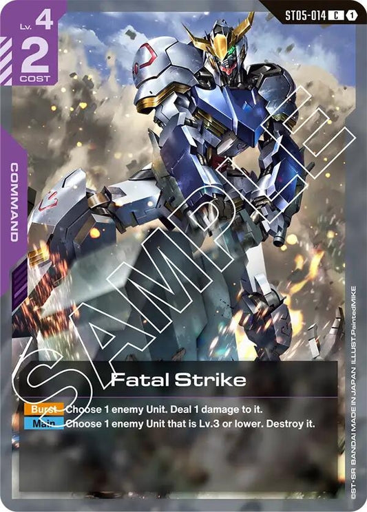 Image for Fatal Strike - Gundam Card Game