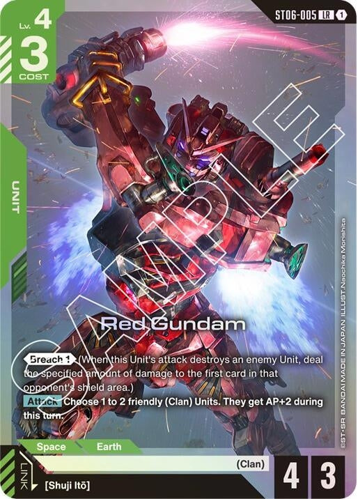 Image for Red Gundam - Gundam Card Game