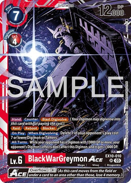 Image for BlackWarGreymon ACE - Digimon Card Game