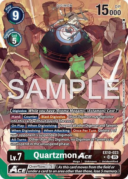 Image for Quartzmon ACE (Alternate Art) - Digimon Card Game