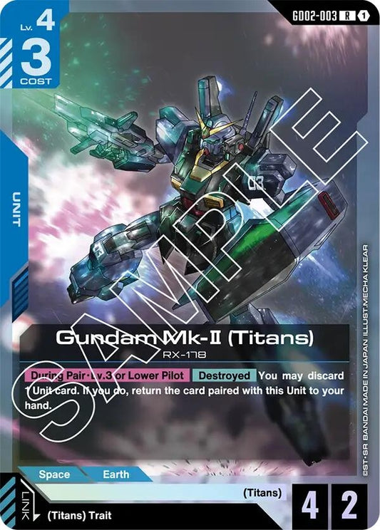 Image for Gundam Mk-II (Titans) - Gundam Card Game