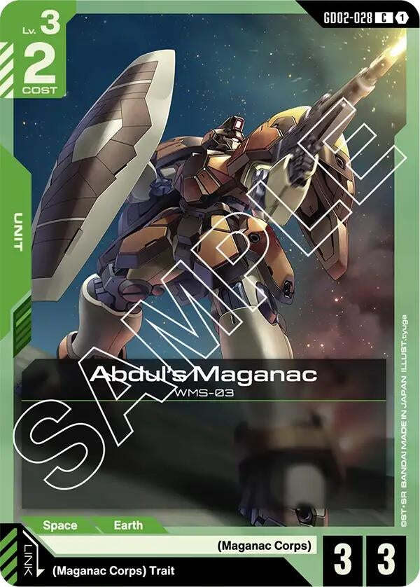 Image for Abdul's Maganac - Gundam Card Game