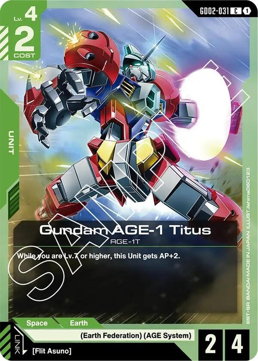 Image for Gundam AGE-1 Titus - Gundam Card Game