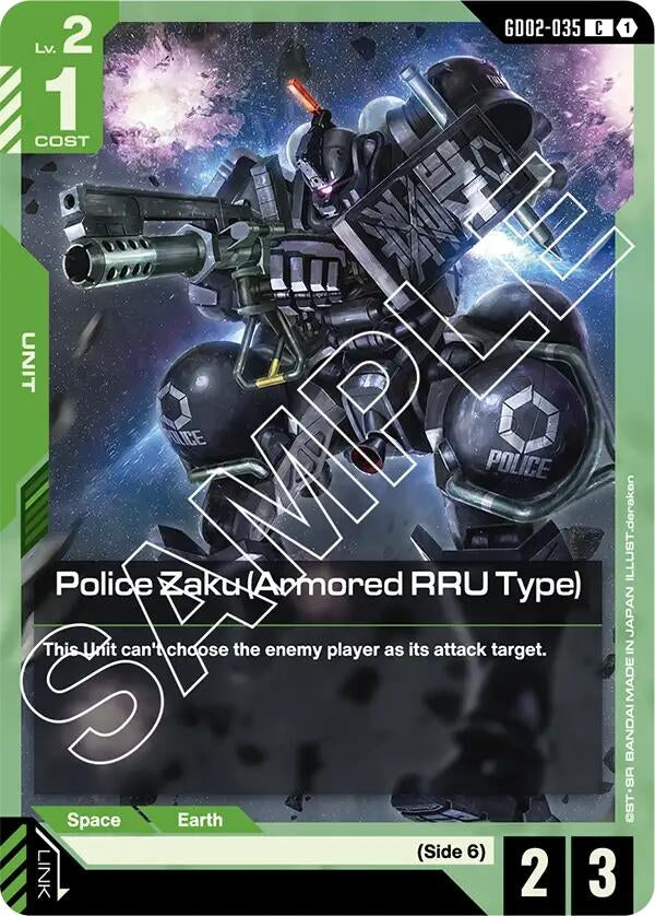 Image for Police Zaku (Armored RRU Type) - Gundam Card Game