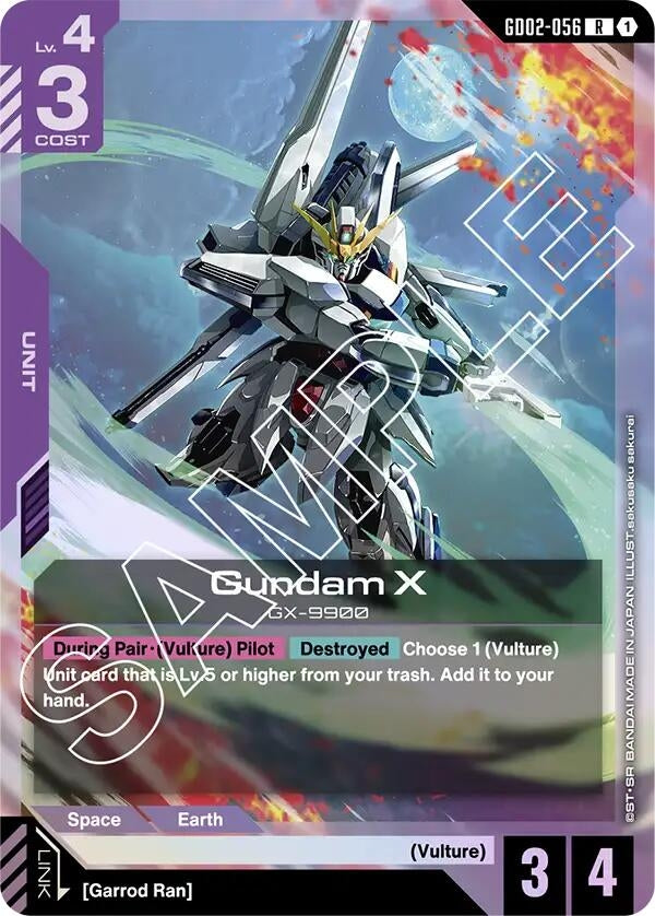 Image for Gundam X (GD02-056) - Gundam Card Game