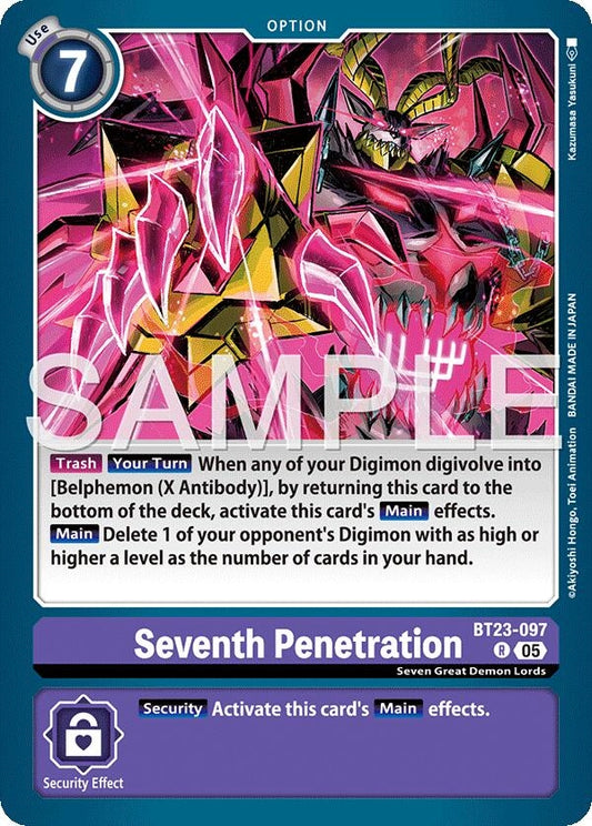 Image for Seventh Penetration - Digimon Card Game
