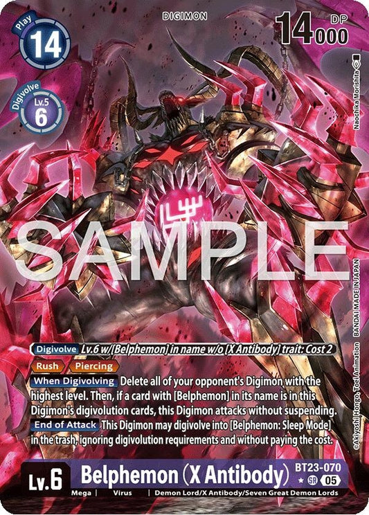 Image for Belphemon (X Antibody) (Alternate Art) - Digimon Card Game