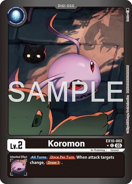 Image for Koromon (Limited Foil) - Digimon Card Game