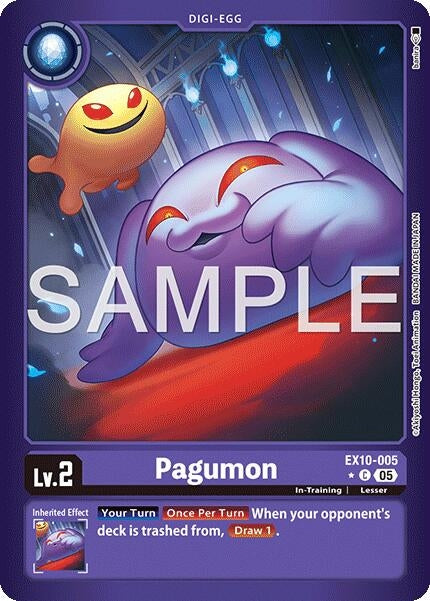 Image for Pagumon (Limited Foil) - Digimon Card Game