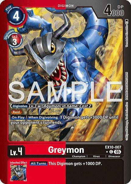 Image for Greymon (Limited Foil) - Digimon Card Game
