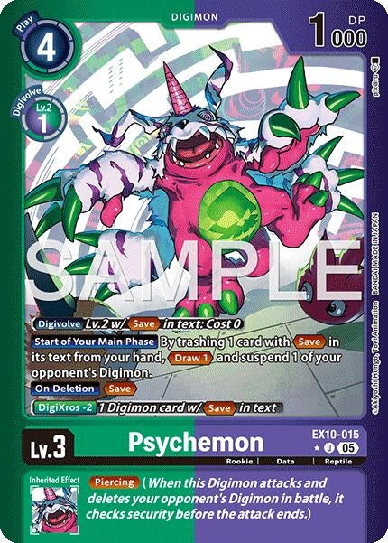 Image for Psychemon (Limited Foil) - Digimon Card Game