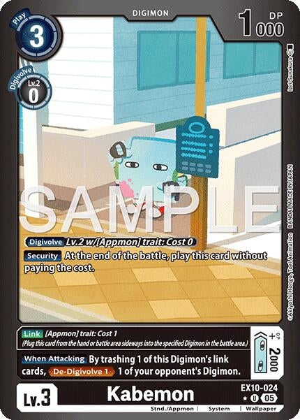 Image for Kabemon (Limited Foil) - Digimon Card Game
