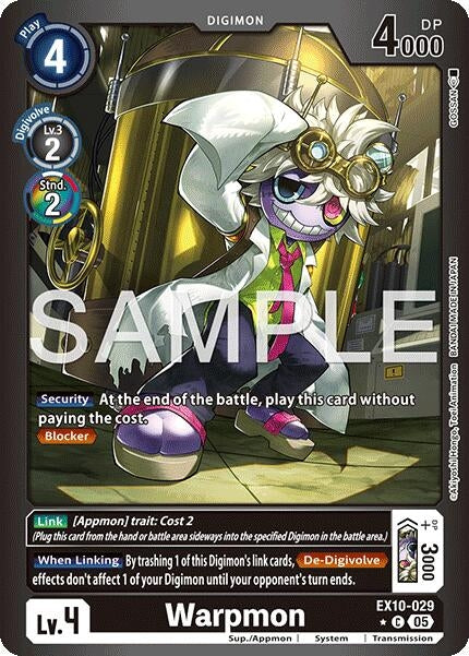 Image for Warpmon (Limited Foil) - Digimon Card Game