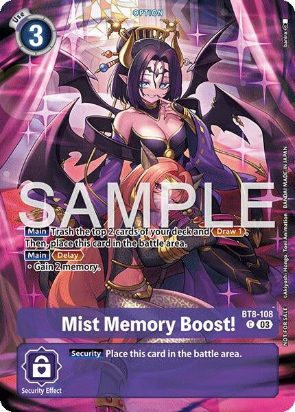 Image for Mist Memory Boost! (Sinister Order Legend Pack) - Digimon Card Game