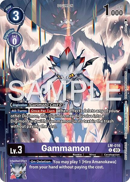 Image for Gammamon (Sinister Order Legend Pack) - Digimon Card Game