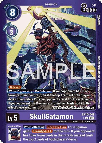 Image for SkullSatamon (Limited Foil) - Digimon Card Game