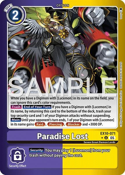 Image for Paradise Lost (Limited Foil) - Digimon Card Game