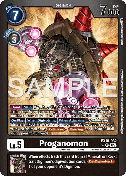 Image for Proganomon (Limited Foil) - Digimon Card Game