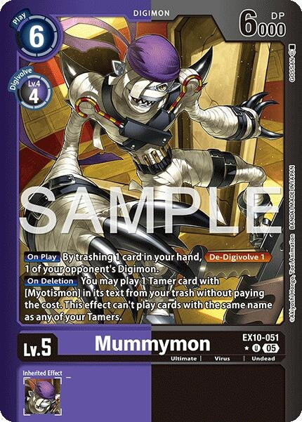 Image for Mummymon (Limited Foil) - Digimon Card Game