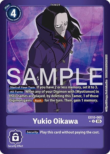 Image for Yukio Oikawa (Limited Foil) - Digimon Card Game