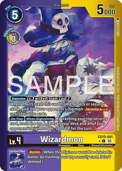 Image for Wizardmon (Limited Foil) - Digimon Card Game