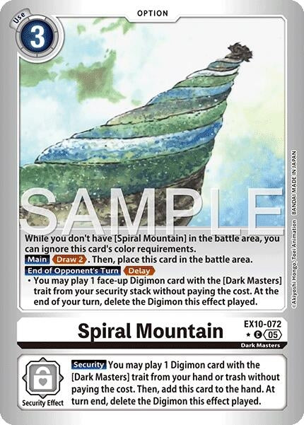 Image for Spiral Mountain (Limited Foil) - Digimon Card Game