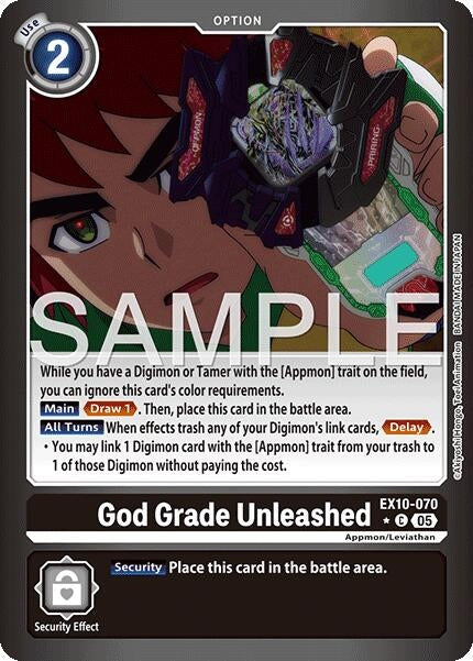 Image for God Grade Unleashed (Limited Foil) - Digimon Card Game
