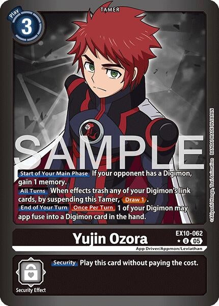 Image for Yujin Ozora (Limited Foil) - Digimon Card Game