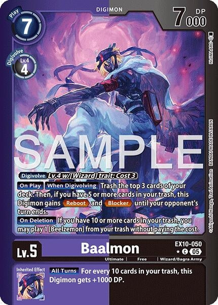 Image for Baalmon (Limited Foil) - Digimon Card Game
