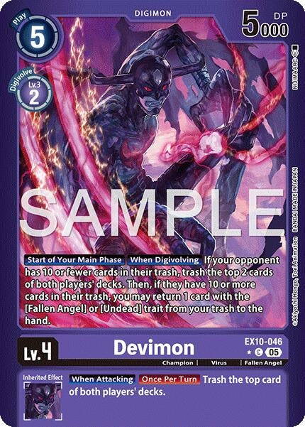 Image for Devimon (Limited Foil) - Digimon Card Game