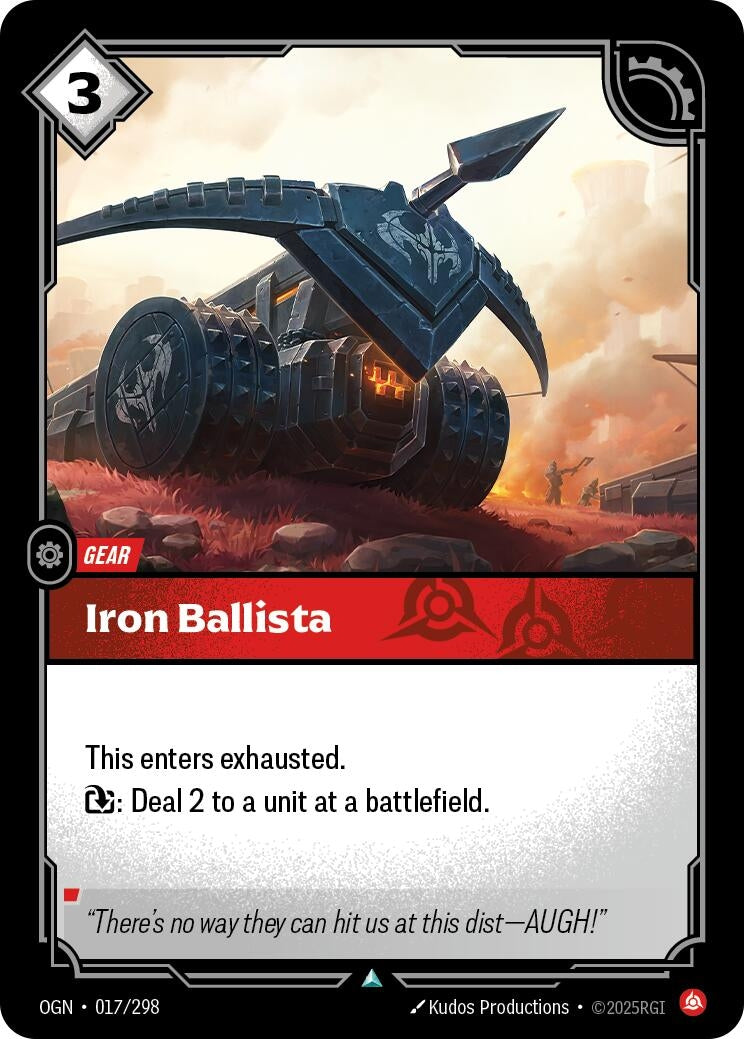 Image for Iron Ballista - Riftbound: League of Legends Trading Card Game